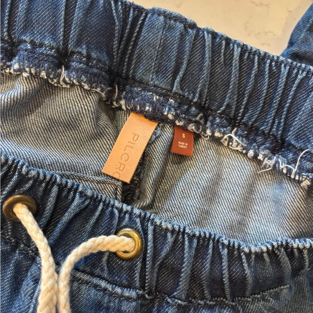 Anthropologie Pilcro The Cottage Drawstring Utility Cargo Jean Pant in Small - Picture 4 of 9